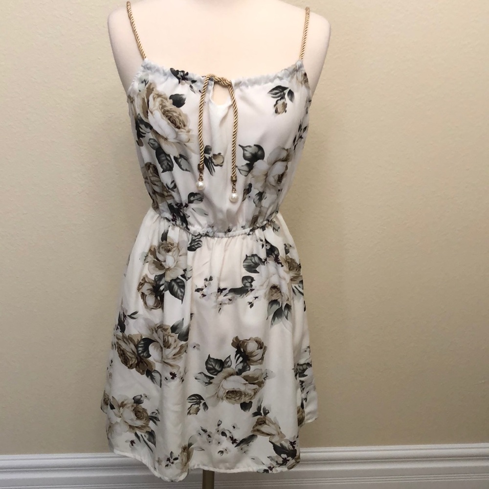 Flower Print Summer Dress